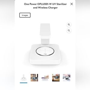 NIB UV sanitizer & Fast Wireless Charger